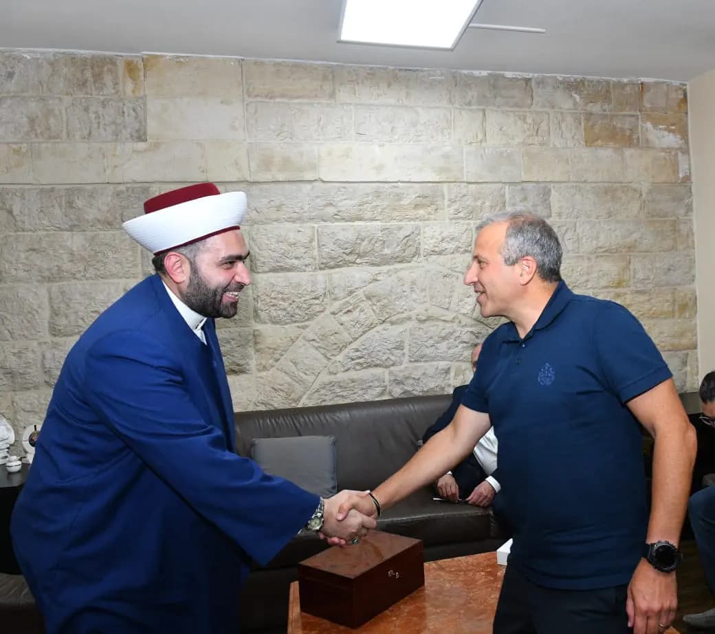 باسيل يلتقي "رئيس جمعية قولنا و العمل"