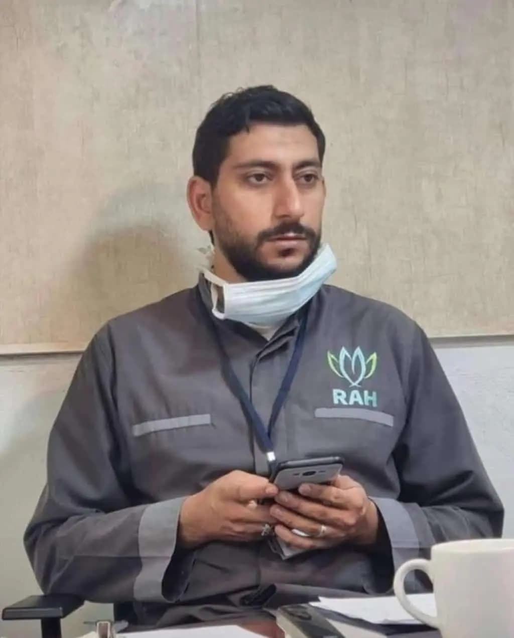 مستشفى الرسول الأعظم يزفُّ الشهيد الموظف نور الدين