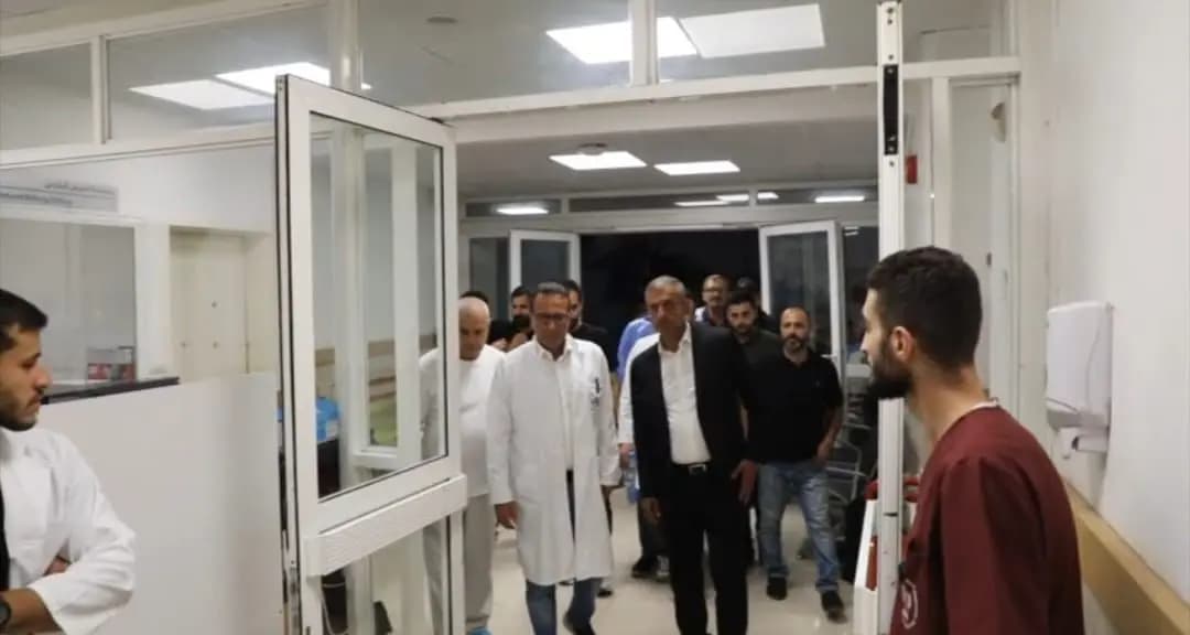 "للاطمئنان على الجهوزية".. قبيسي يتفقد مستشفى "بري"