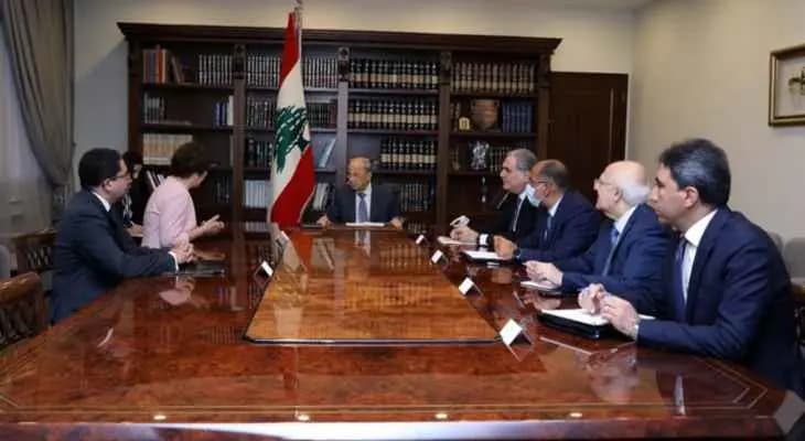 عون: ملتزمون بتطبيق القرار 1701