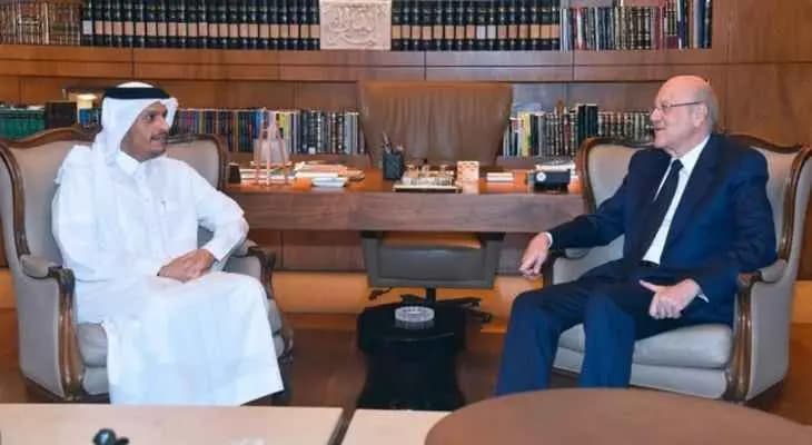ميقاتي: الدعم القطري للجيش محط تقدير