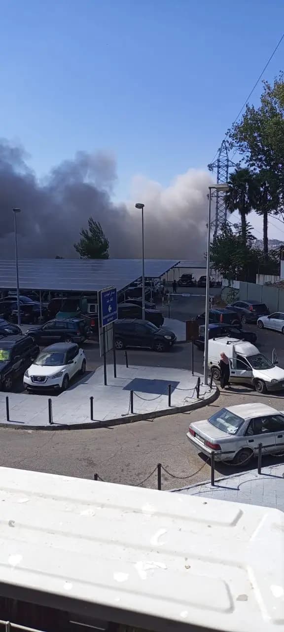 في النبطية.. العدو يستهدف محيط مستشفى "نبيه بري"