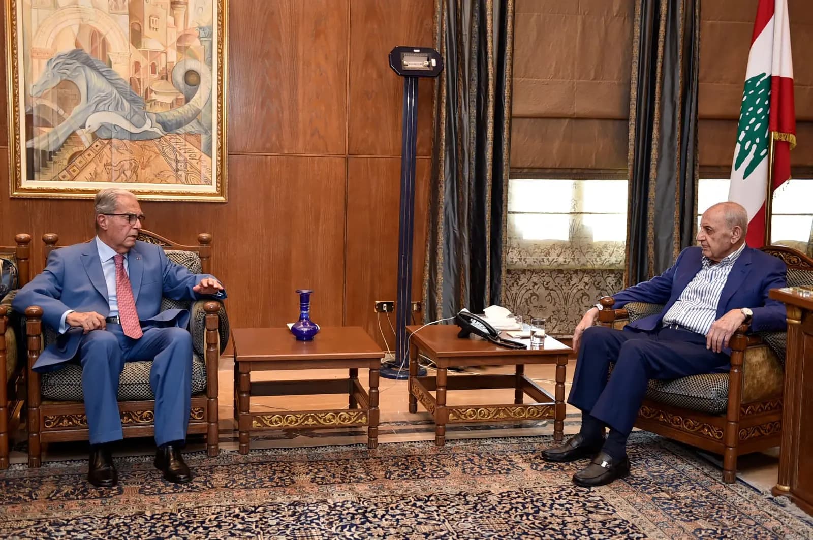 بري يستقبل المبعوث الخاص لوزير الخارجية الإيراني