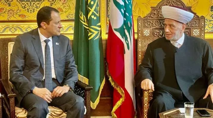 "ليس غريبًا عليكم".. دريان يشكر سفير قطر