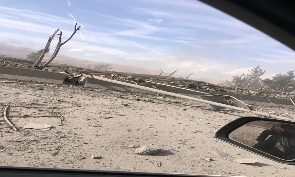 إليكم حصيلة الغارة على أوتستراد رياق
