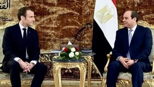 "من بينها وقف إطلاق النار".. هذا أبرز ما تطرق إليه السيسي وماكرون