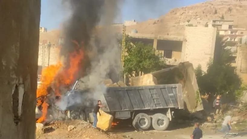 لبنان.. مجزرة مرورية مروعة والضحايا عائلة كاملة