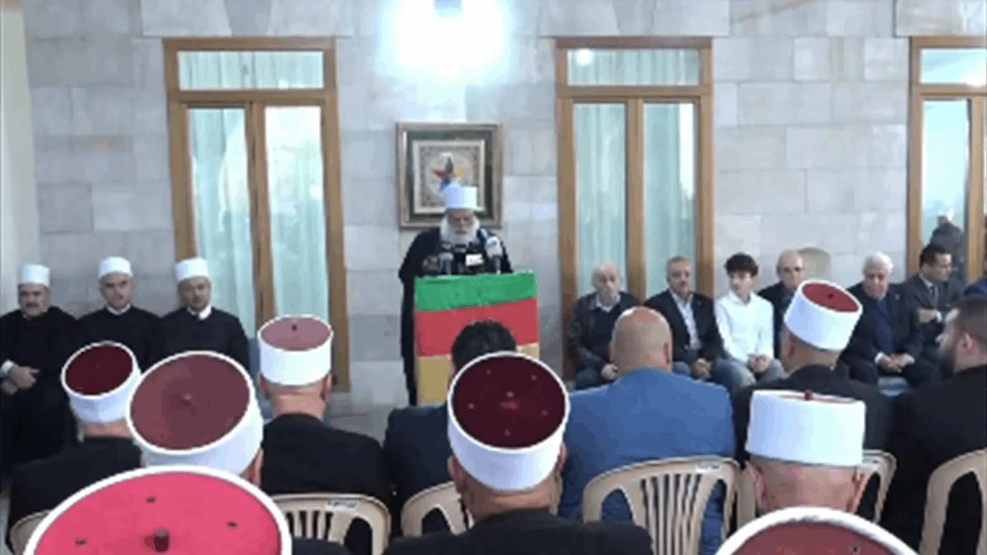خلوة درزية لمناقشة آخر التطورات.. وتأكيد على التضامن مع النازحين
