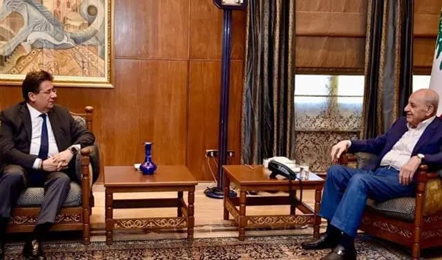 "بإرادتنا نحدث الخرق".. كنعان يلتقي بري