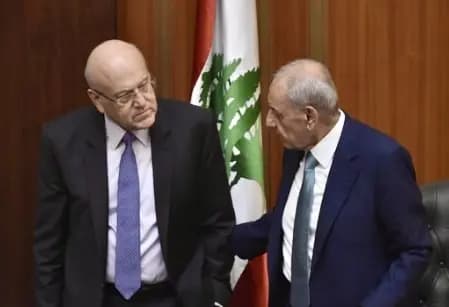 ميقاتي أطلع بري على نتائج القمة العربية الإسلامية