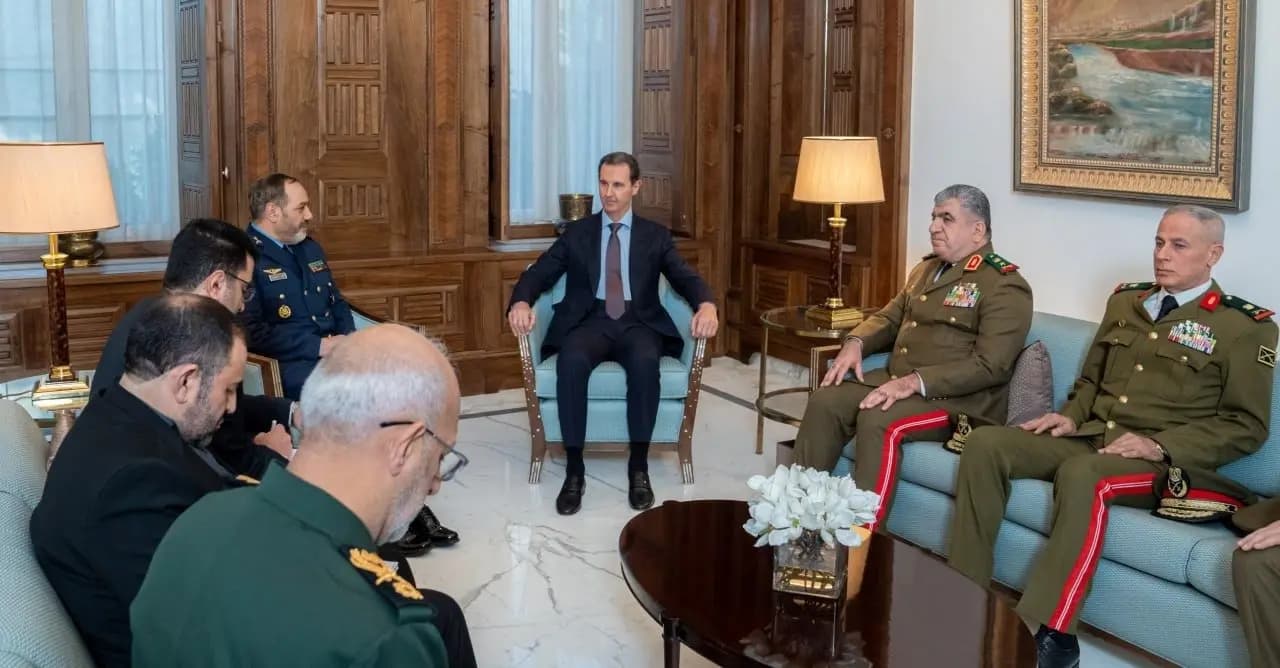 "تعزيز التعاون" بين الأسد ووزير الدفاع الإيراني
