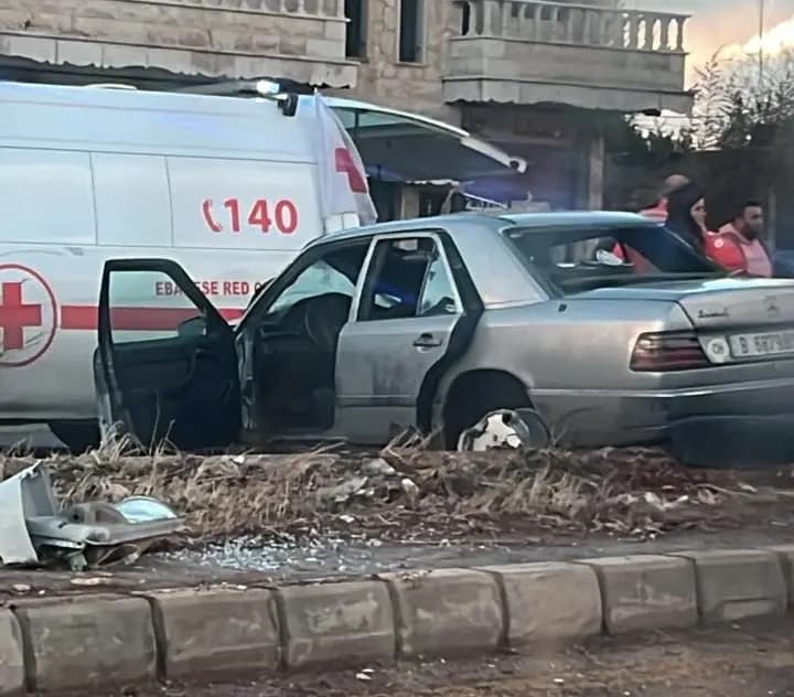"حادث مروي".. جريح في حادث سير في بعلبك
