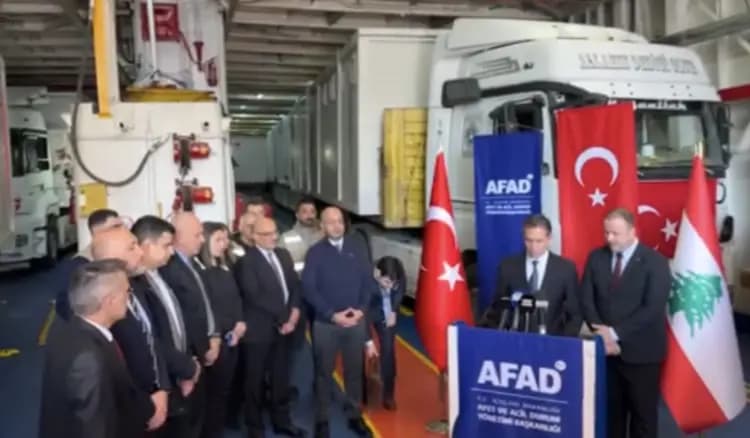 وصول سفينة مساعدات تركية جديدة إلى لبنان