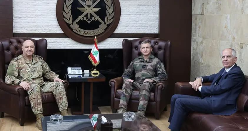 "آلية الإشراف على تطبيق القرر 1701" بين عون والجنرال الفرنسي