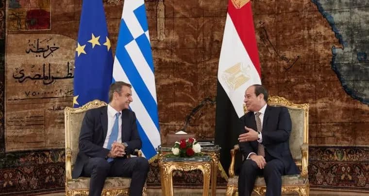 مصر واليونان تؤكدان دعم وقف إطلاق النار في غزة