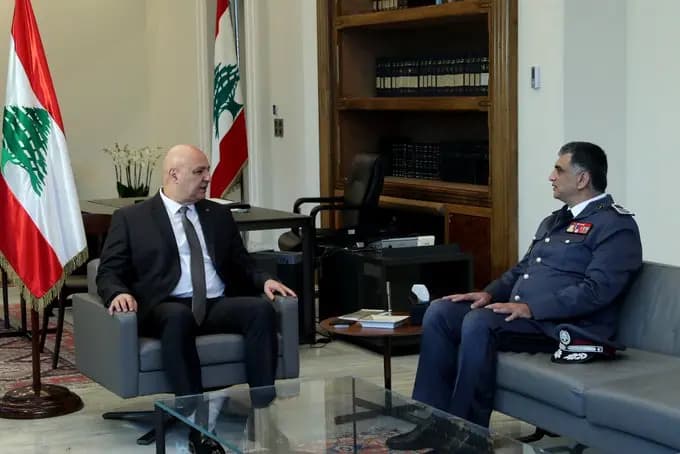 عثمان يزور الرئيس عون مهنئًا