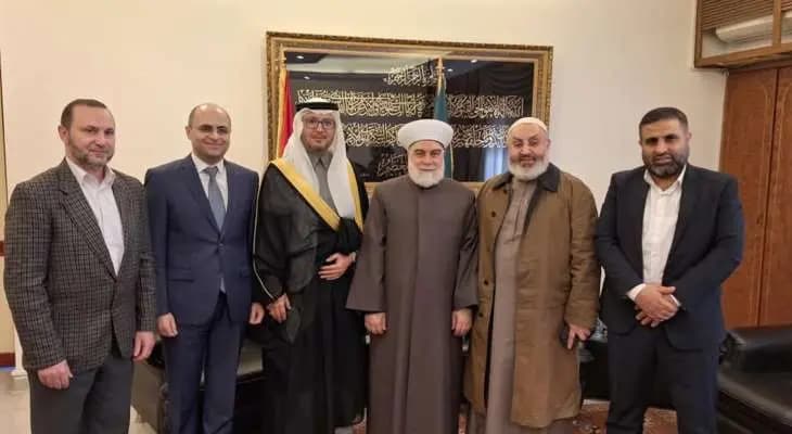 "لتعزيز نهضة لبنان".. البخاري يزور مفتي طرابلس