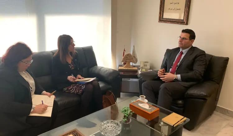الملفات الزراعية بين الحاج حسن ووفد من "الفاو"