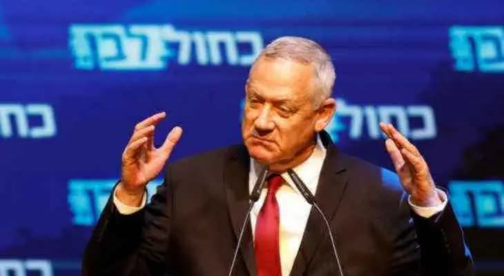 غانتس: سنقوم بضربات وقائية لحماية مواطني إسرائيل وسيادتها على كل الجبهات من طهران إلى خان يونس
