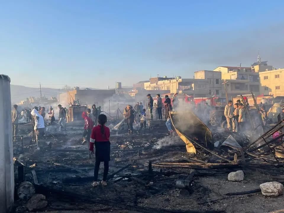 بعد حريق مخيم النازحين في المرج.. إليكم الجديد