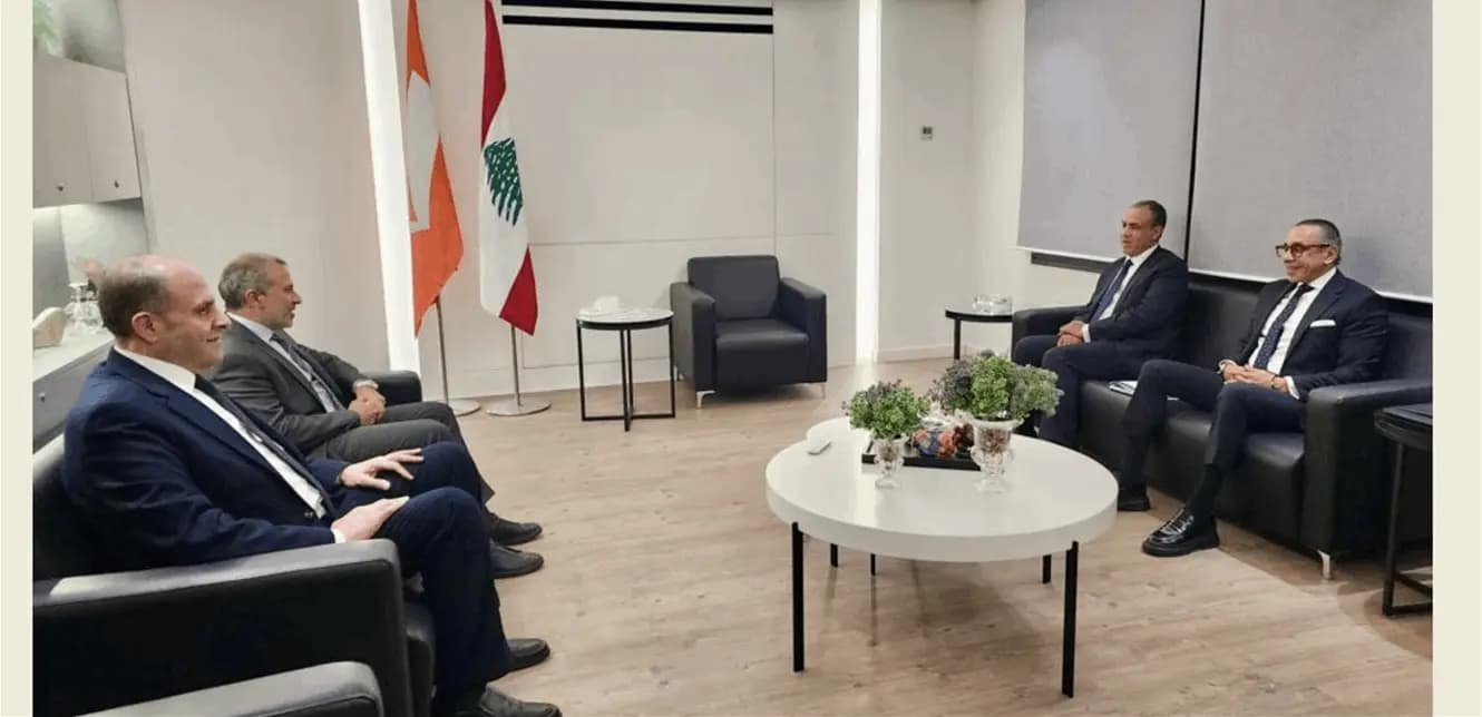 باسيل وعبد العاطي يناقشان المرحلة الجديدة