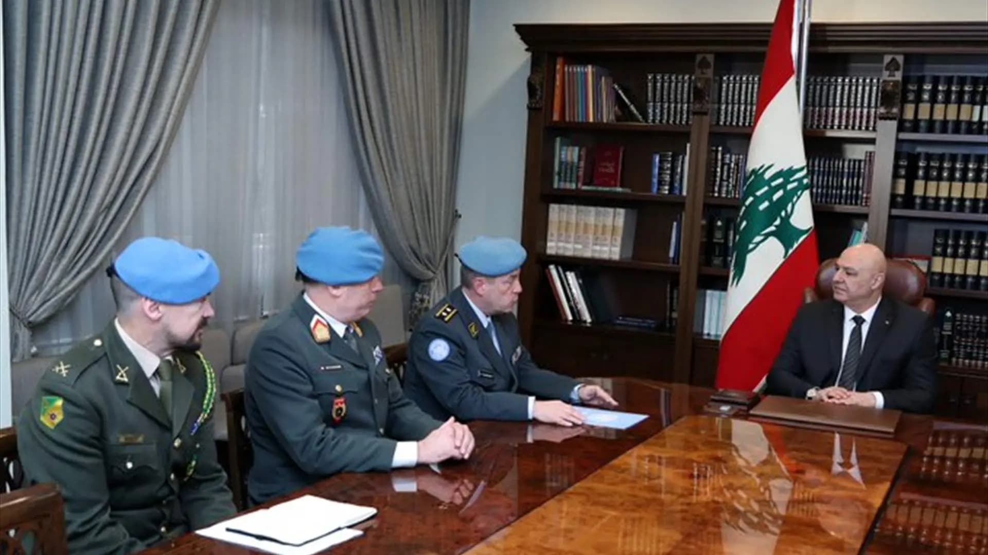"لمراقبة الهدنة".. هذا ما شدد عليه عون