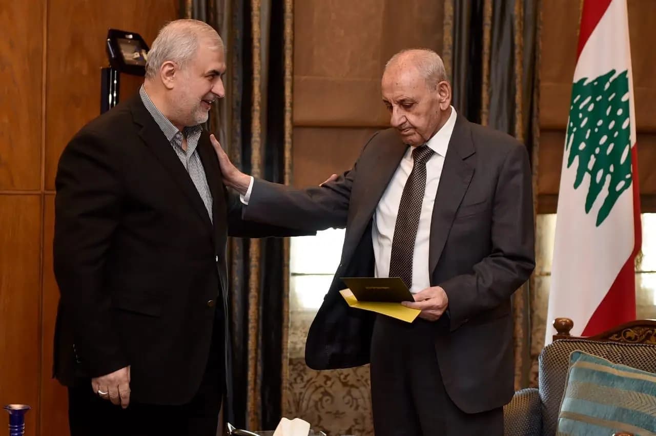 "دعوة رسمية".. رعد يسلم الرئيس بري دعوةً للمشاركة في تشييع السيد
