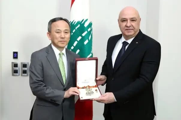 هذا ما منحه الرئيس عون لسفير كوريا