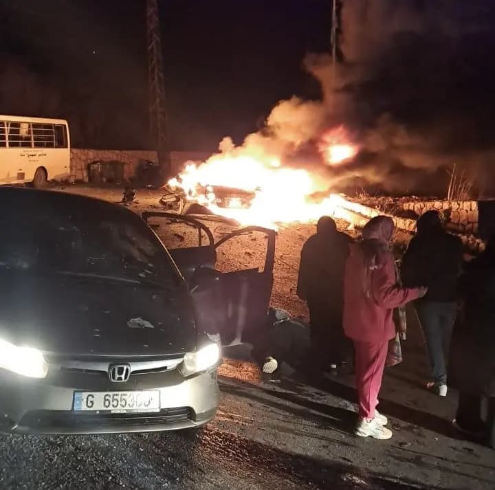 مسيرة إسرائيلية تستهدف سيارة جنوبي لبنان