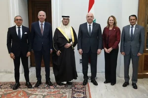 موسى عقب لقاء عون: مستمرون في دعم لبنان