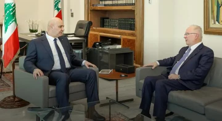 الضاهر يزور عون.. وهذا ما بحثه معه