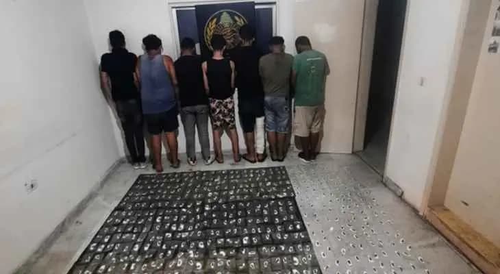 الجيش: القبض على 7 أشخاص بتهمة السّرقة وترويج المخدرات