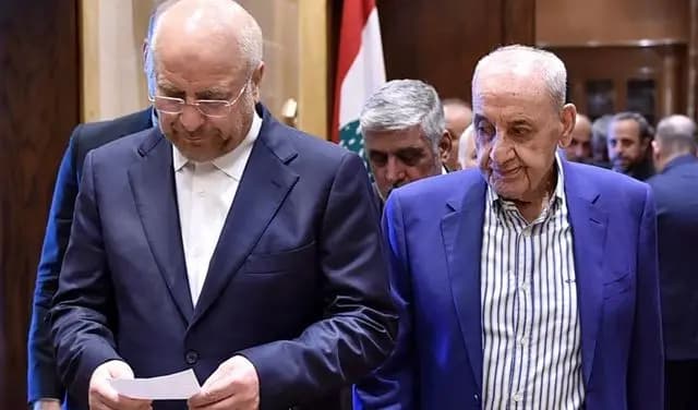 قاليباف يزور بري في عين التينة.. وهذا ما صرح به