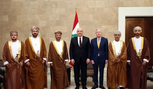 عون يتسلّم دعوة لزيارة عمان.. ورغبة في تفعيل العلاقات بين البلدين