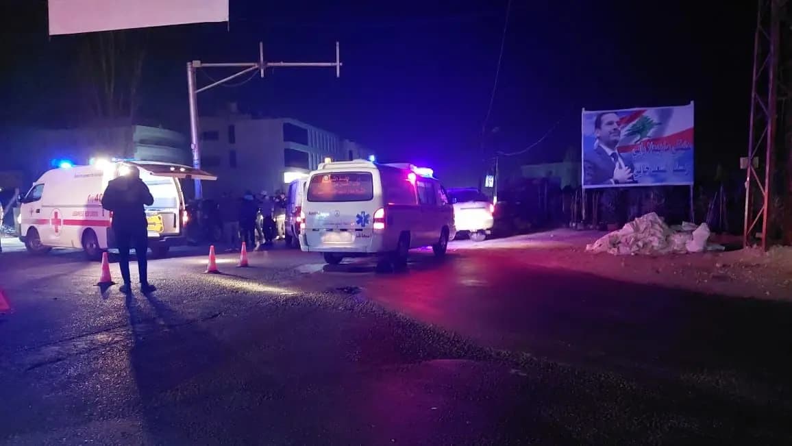بالصورة.. جرحى جراء حادث سير في شتورة