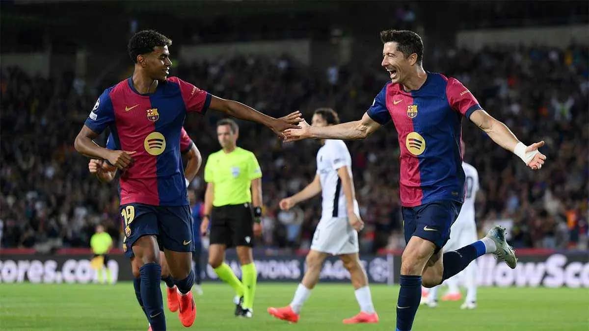 برشلونة أول المتأهلين الى ربع نهائي دور الأبطال