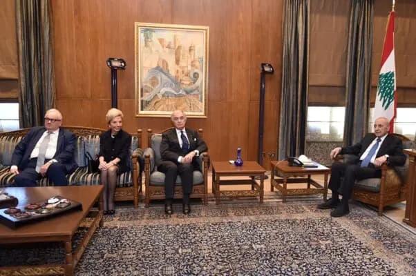 برّي يستقبل وفدًا من فرسان مالطا