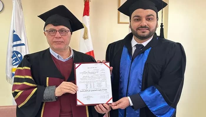 بتفوق.. الزميل عكروش ينال الدكتوراة
