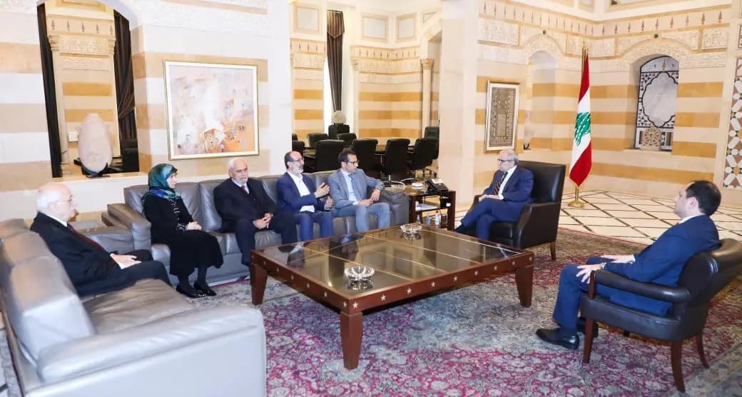 سلام يبحث مع لجنة الشؤون الخارجية اعتداءات العدو وملف النازحين