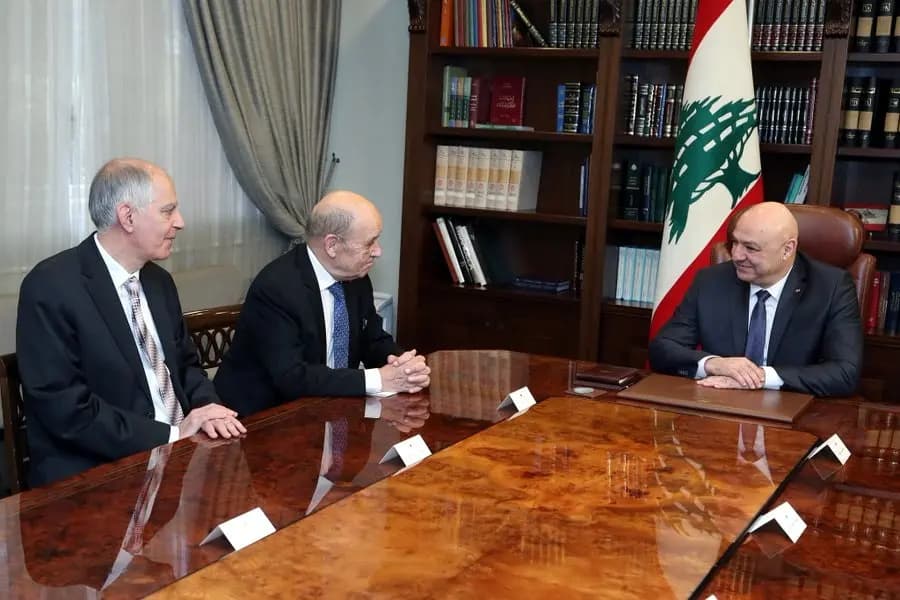 لودريان في بعبدا