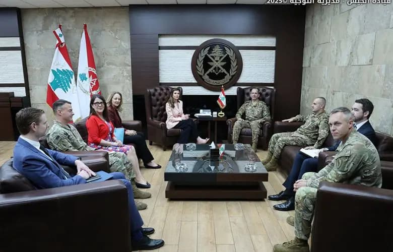 الأوضاع في لبنان والمنطقة بين قائد الجيش وأورتاغوس