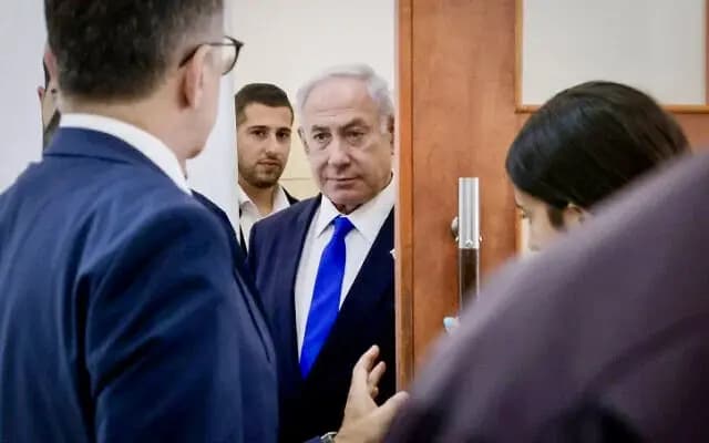نتنياهو يمثل أمام المحكمة للمرة الـ 23