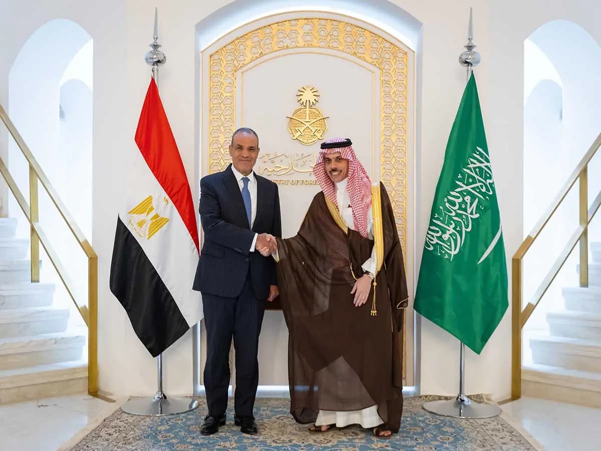 "التطورات الإقليمية".. بين بن فرحان ونظيره المصري