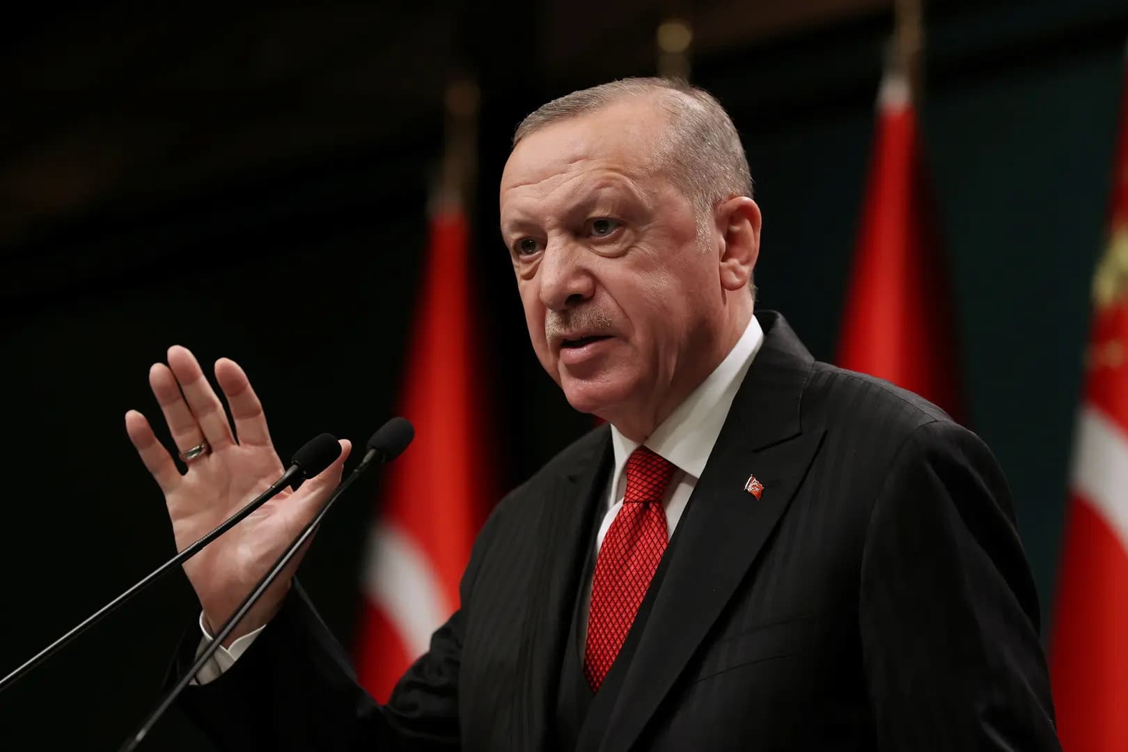 أردوغان: نسعى إلى عقد لقاء يجمع الرئيسين بوتين وزيلينسكي