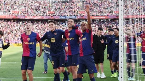 نهاية الموسم لمهاجم برشلونة