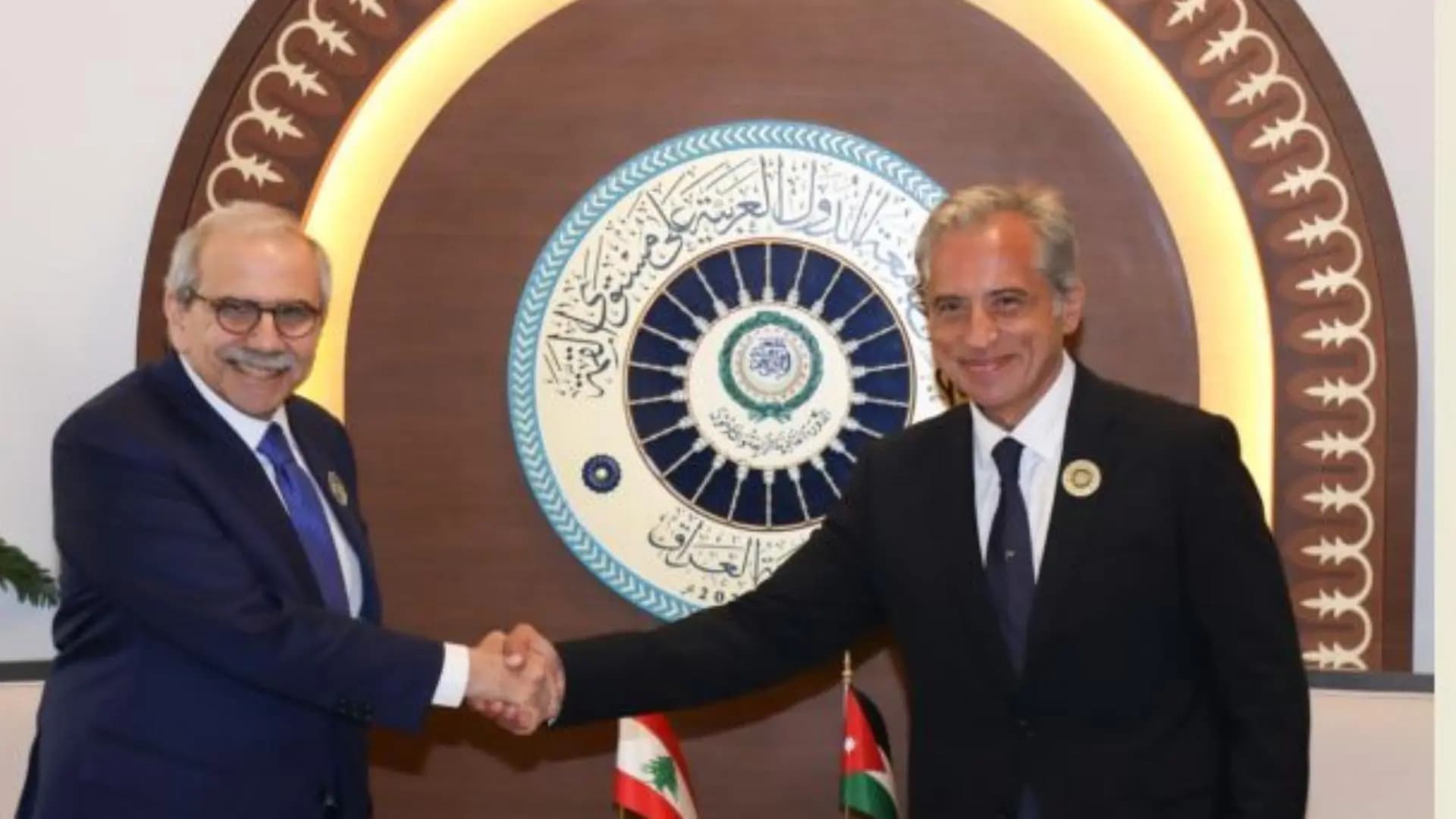 سلام وحسان: تعزيز التعاون ورفض تهجير الفلسطينيين