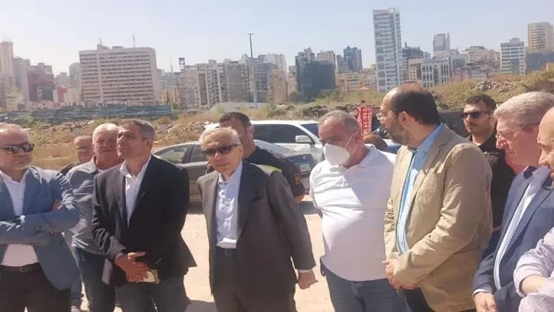 جولة تفقدية في مرفأ بيروت.. البساط: إعادة بناء الأهراءات مهمّ للأمن الغذائي