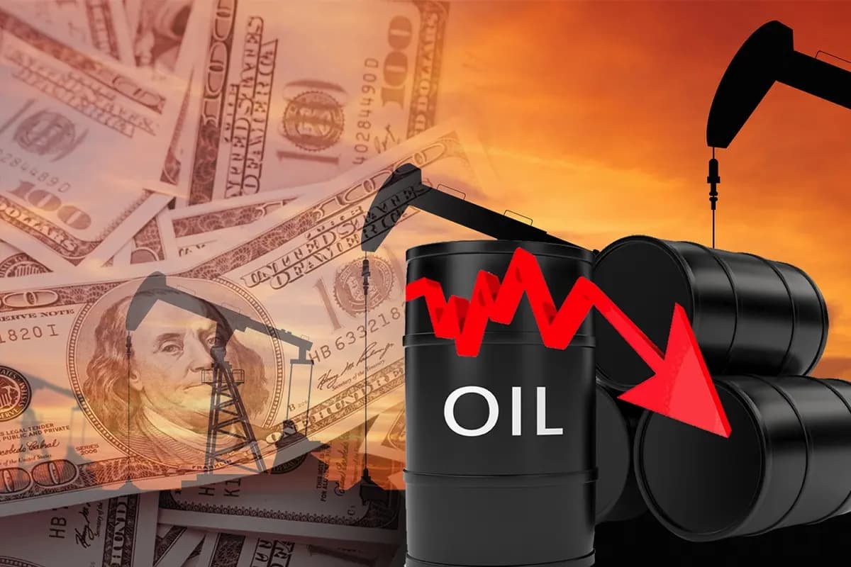 تقلب الأسواق يهبط بالنفط