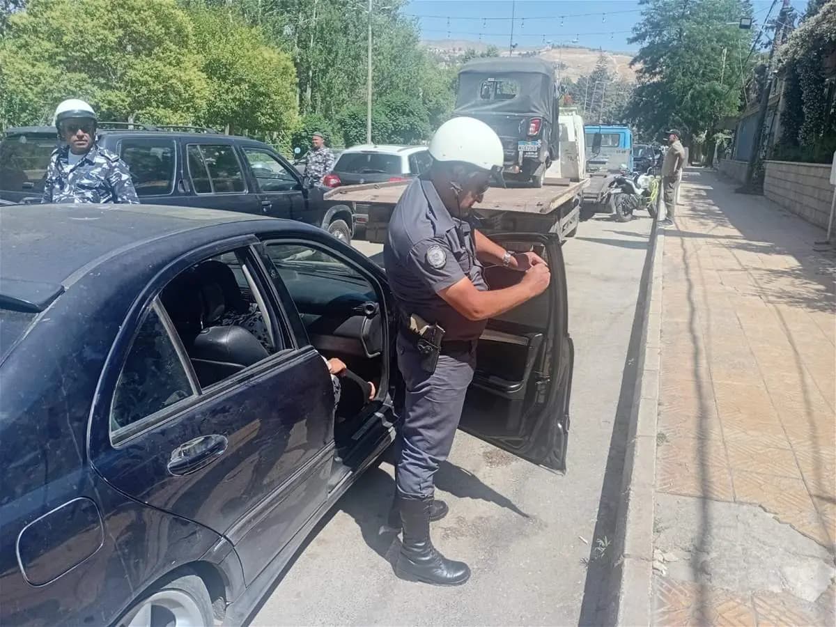 حملة أمنية تضبط مخالفات في بعلبك