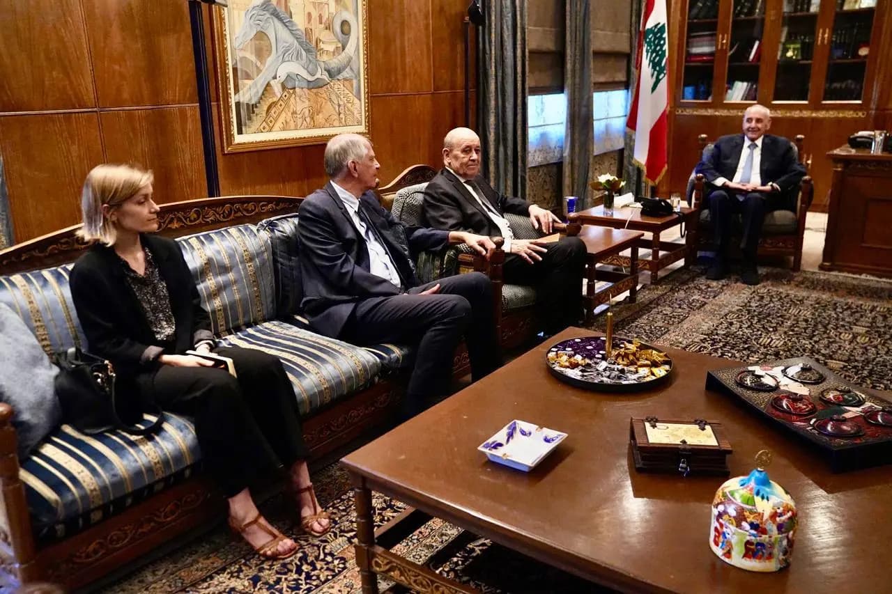 بري ولودريان يناقشان الأمن والإصلاحات في لبنان